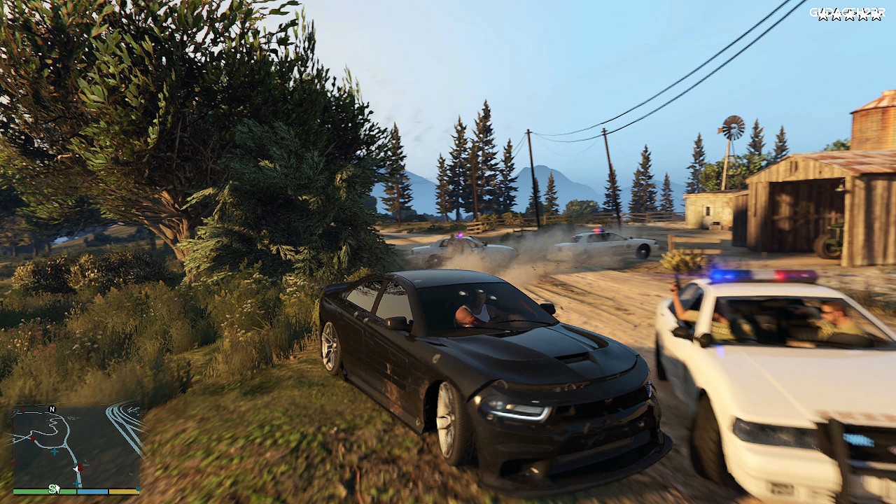 GTA V – Epic Five Star Wanted Level Escape | Police Chase - YouTube