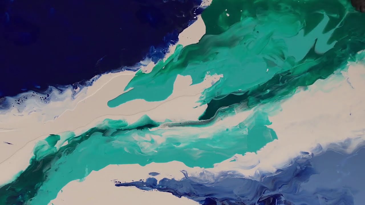 Extra large acrylic pour painting, Pouring techniques, Pour art by Nikki Chauhan