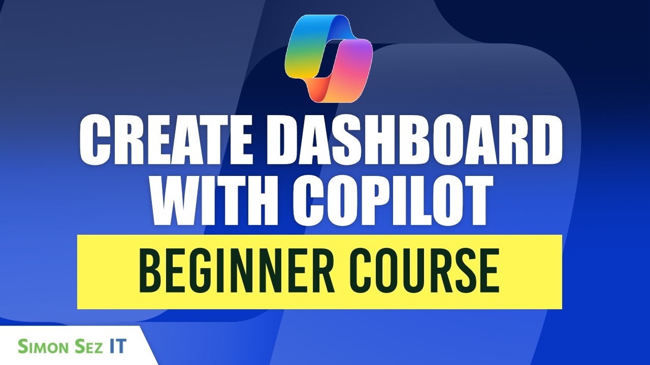 How to Create Dashboards with Copilot in Excel 365 - Agent Mode in Excel Beginner Course
