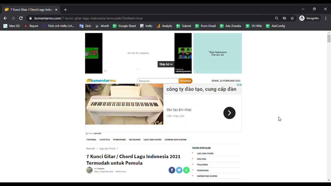 Outstream Video ads 2021