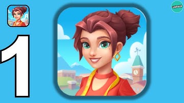 Merge Ville: Match Puzzle Game- Gameplay Walkthrough Part 1(iOS, Android)#mergepuzzle