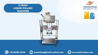 2 HEAD LIQUID FILLING MACHINE