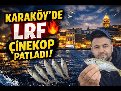 Karaköy’de LRF ile Çinekop Patlaması | İSTANBUL Boğazı LRF BALIK AVI