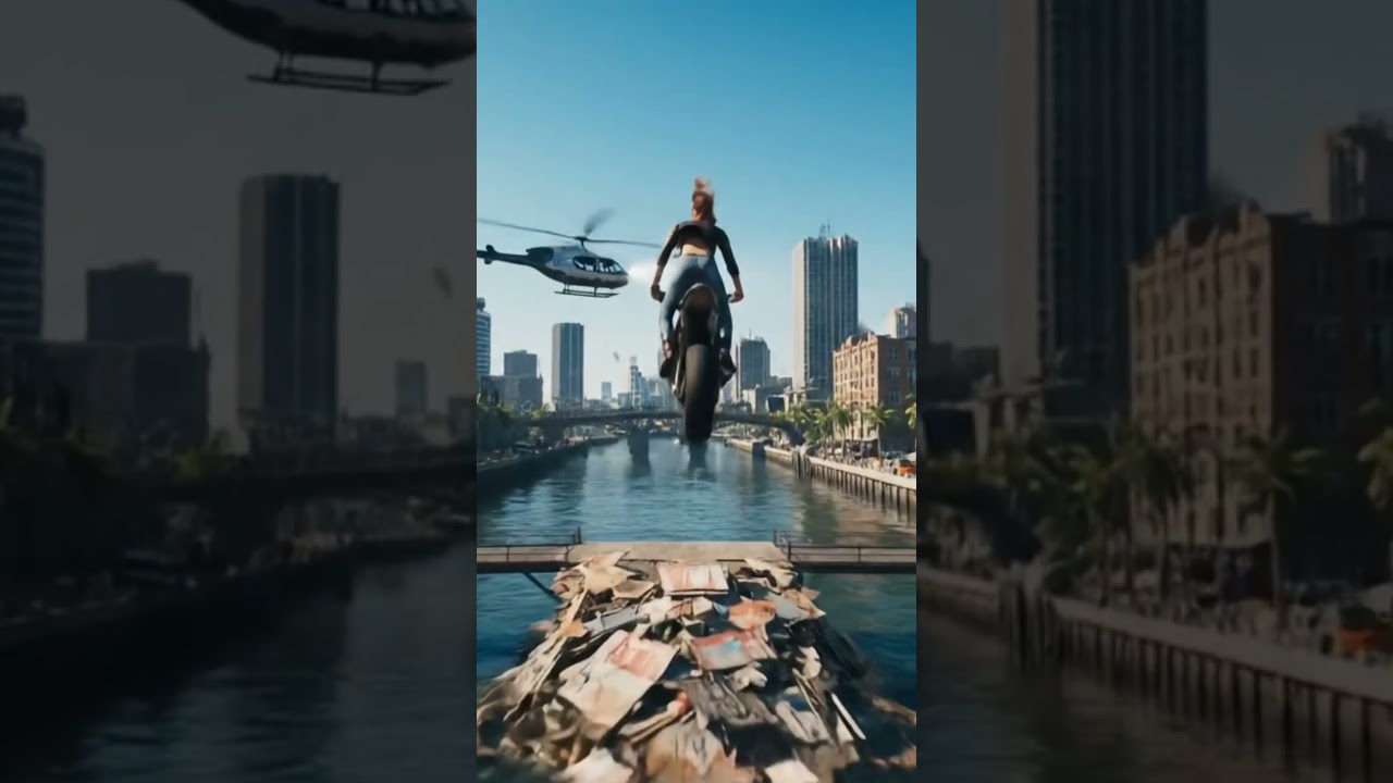 8 seconds of GTA VI leaked gameplay footage 😲🤩 