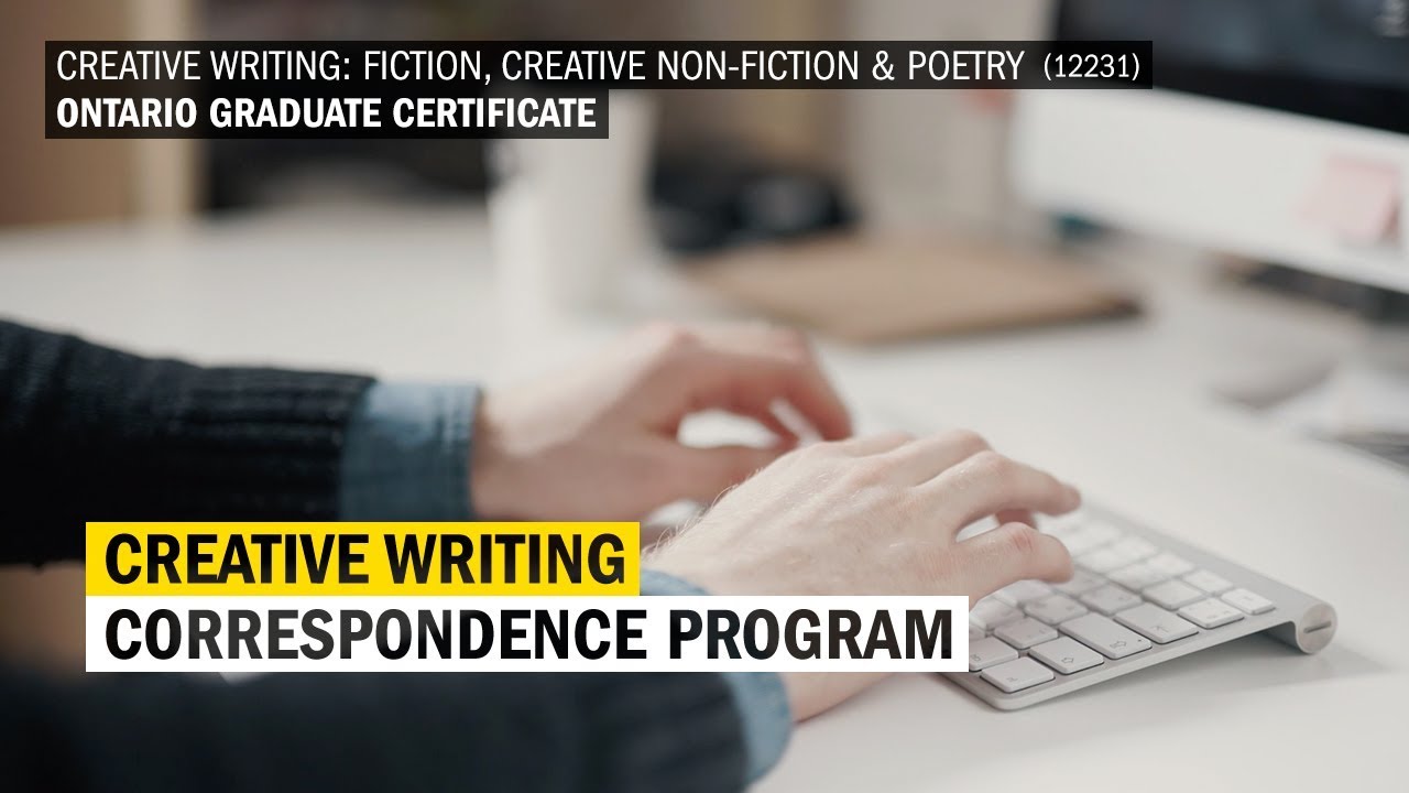 Creative Writing Correspondence Program YouTube