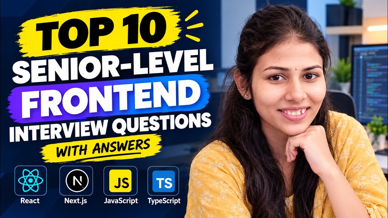 Top 10 Senior-Level Frontend Developer Interview Questions 🔥 (2026 ...