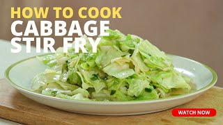 Celebrity Cabbage Stir Fry Recipe - Very Simple & Appetizing Net Worth