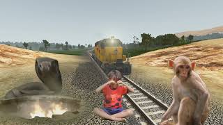 March 26, 2022 Crocodile & Super Man & Man Crying Train Stops The Train Train Simulator