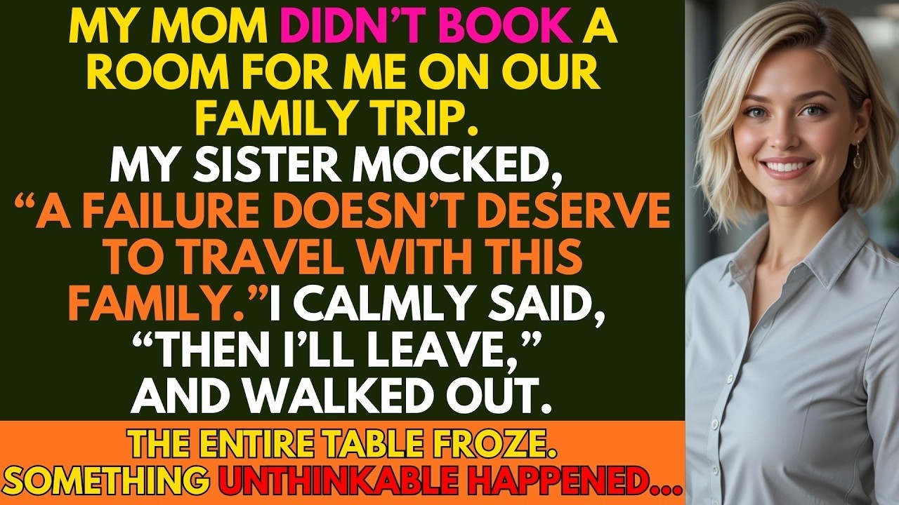 My Mom Didn’t Book A Room For Me On Our Family Trip. My Sister Mocked ...