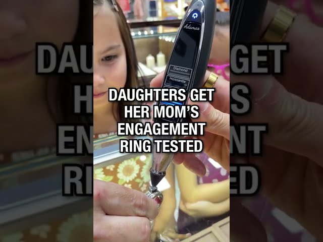 Daughters Get Her Mom’s Engagement Ring TESTED 😨 class=