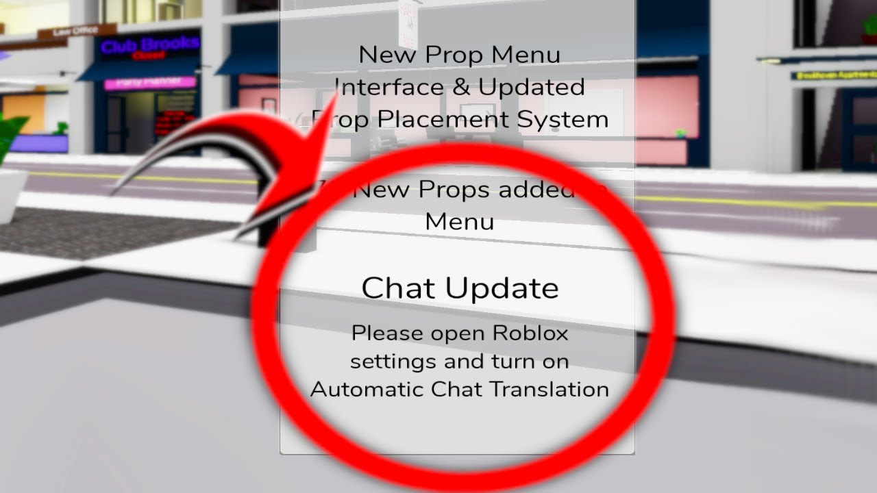 SURPISE Chat Update In Roblox Brookhaven RP YouTube 