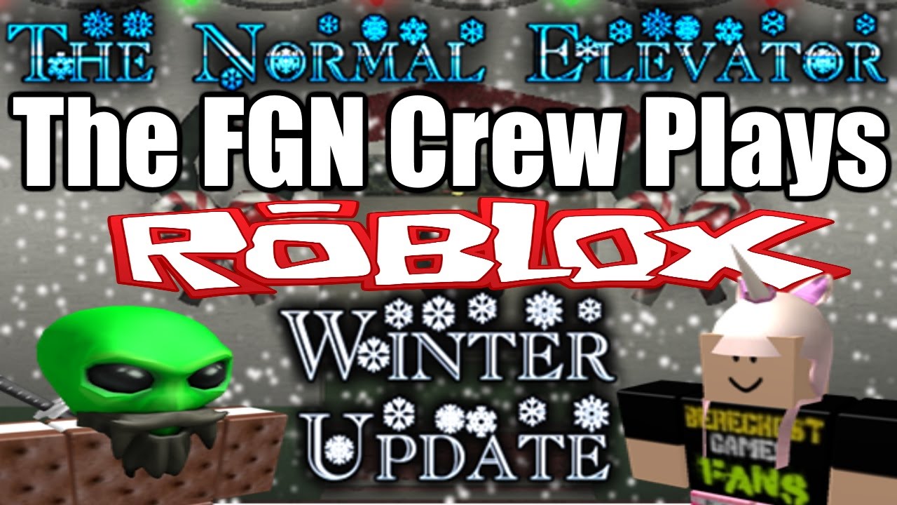 The Fgn Crew Plays Roblox The Normal Elevator Winter Update Pc Youtube - roblox walkthrough the fgn crew plays scary maze by