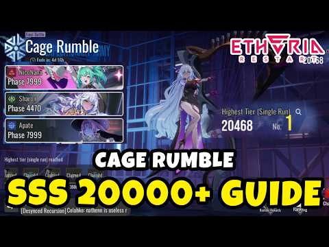 Cage Rumble Guide - How To Score 20000 ++ In Cage Rumble 3 Bosses | Etheria Restart