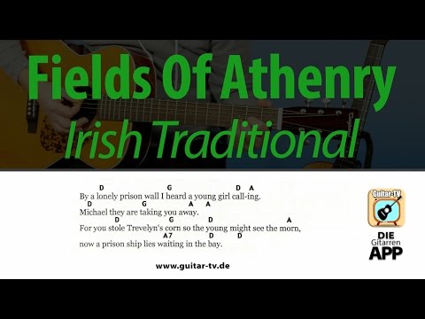 Fields Of Athenry - Irish Traditional, Cover•Lyrics•Chords•Tutorial•Gitarre lernen