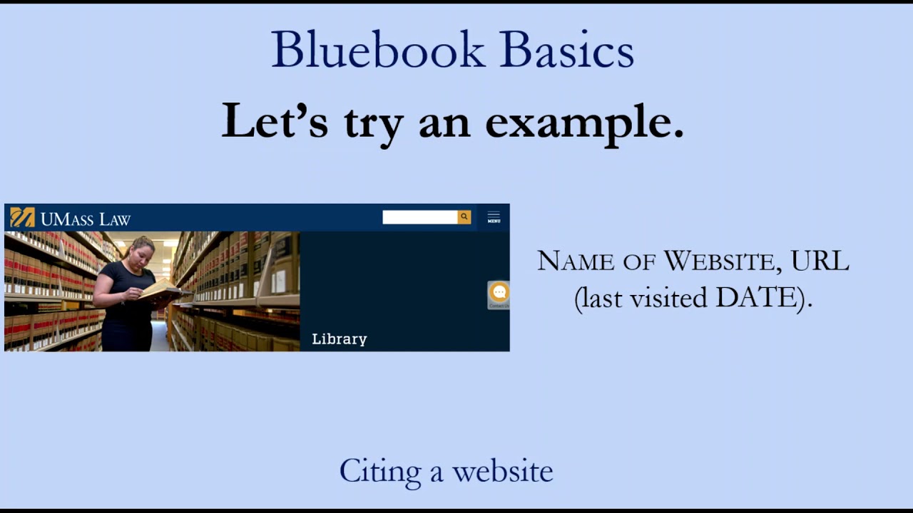 Homepage  The Bluebook Online