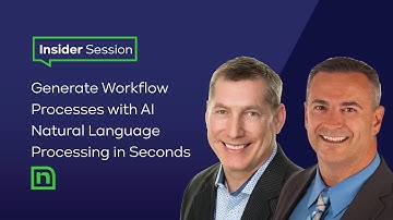 Generate Workflow Processes with AI Natural Language Processing in Seconds