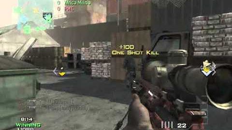 MW3 100% Accuracy MSR + Quad Feed :D
