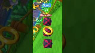sonic vs tails knuckles #gaming