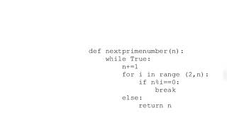 next prime number python program/basic python program