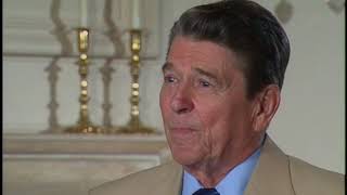 President Reagan's Interview with PBS and Departure on July 5, 1988