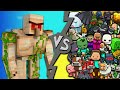 Golem Vs All Mobs! [Minecraft]