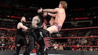 Awesome slow-motion footage of Raw's 2-on-1 Handicap Match: Raw Exclusive, Jan. 10, 2017