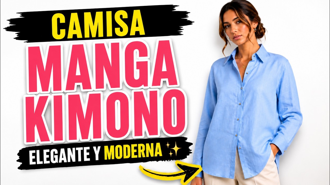 Clase Camisa Manga Kimono