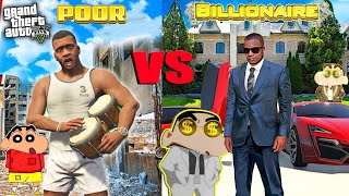 GTA 5:🤑Homeless Shinchan And Franklin Becomes Billionaire ! (GTA 5 mods)