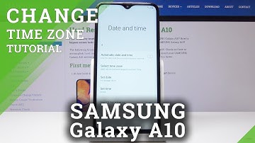 How to Change Date & Time in Samsung Galaxy A10 - Date & Time Settings