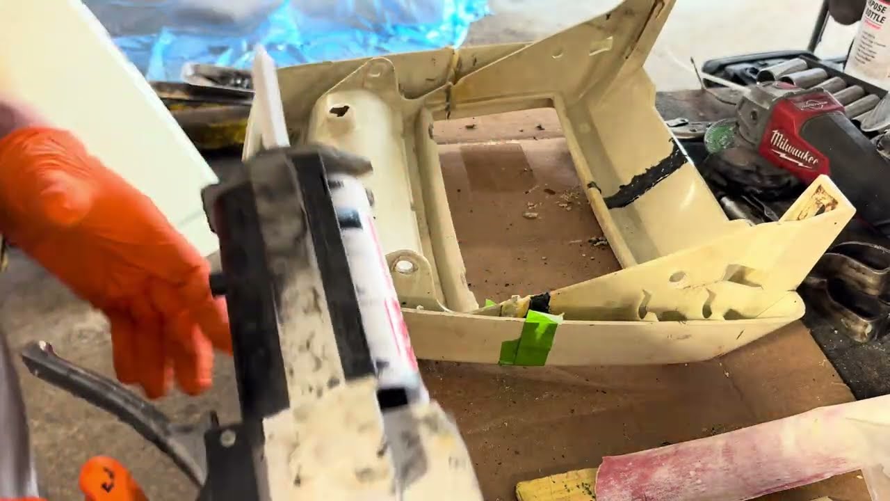 Ремонт передней носовой части Cub Cadet Cyclops