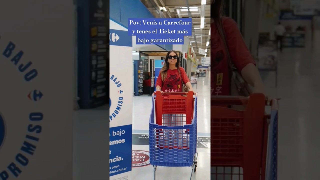 Con Carrefour tenés el TICKET DE COMPRA MÁS BAJO! 
