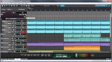 Mixcraft 7 Mixer: Submix Tracks
