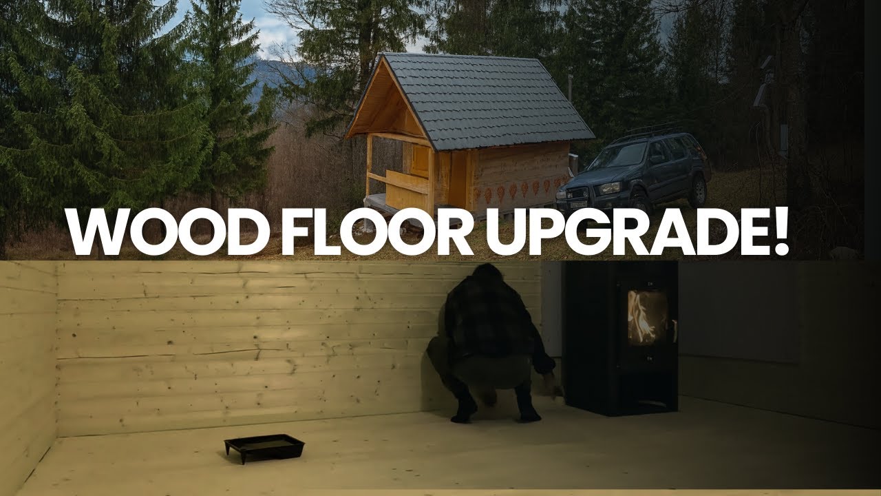 Installing the Wooden Floor in My Off-Grid Cabin - Ep. 10 - YouTube