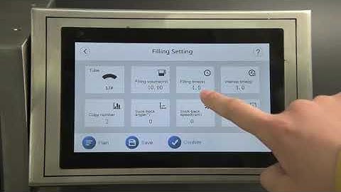 Peristaltic pump filling system