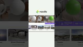 FastHDR environments for Three.js, React Three Fiber and Needle #shorts #r3f #threejs