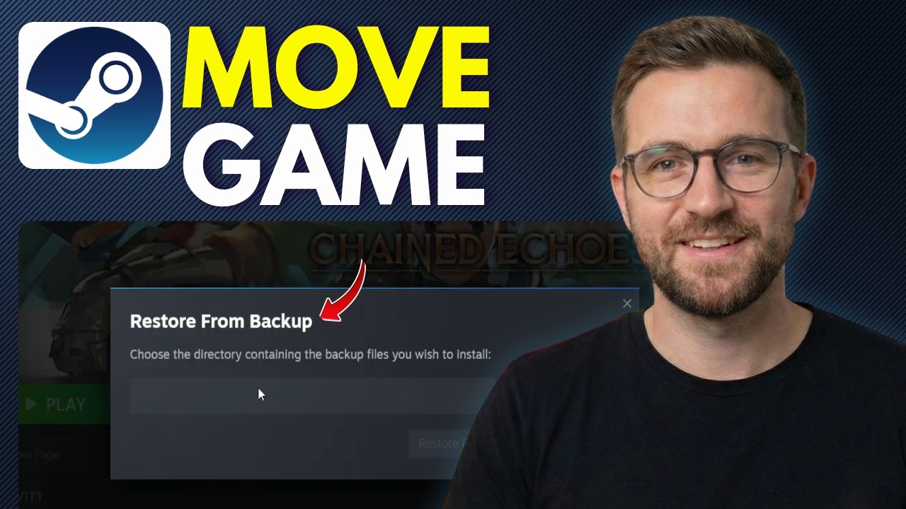 How To Move a Steam Game to a New PC (Step By Step 2026) - YouTube