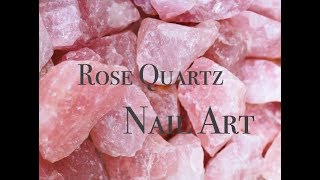TUTORIAL | Rose Quartz/Marble Nail Art