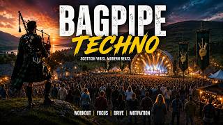 Bagpipe Techno Mix 🔥 Epic Scottish Highland Beats | Music for Workout, Driving & Motivation