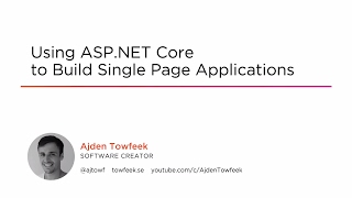 Famous Course Preview: Using ASP.NET Core to Build Single-page Applications Profile