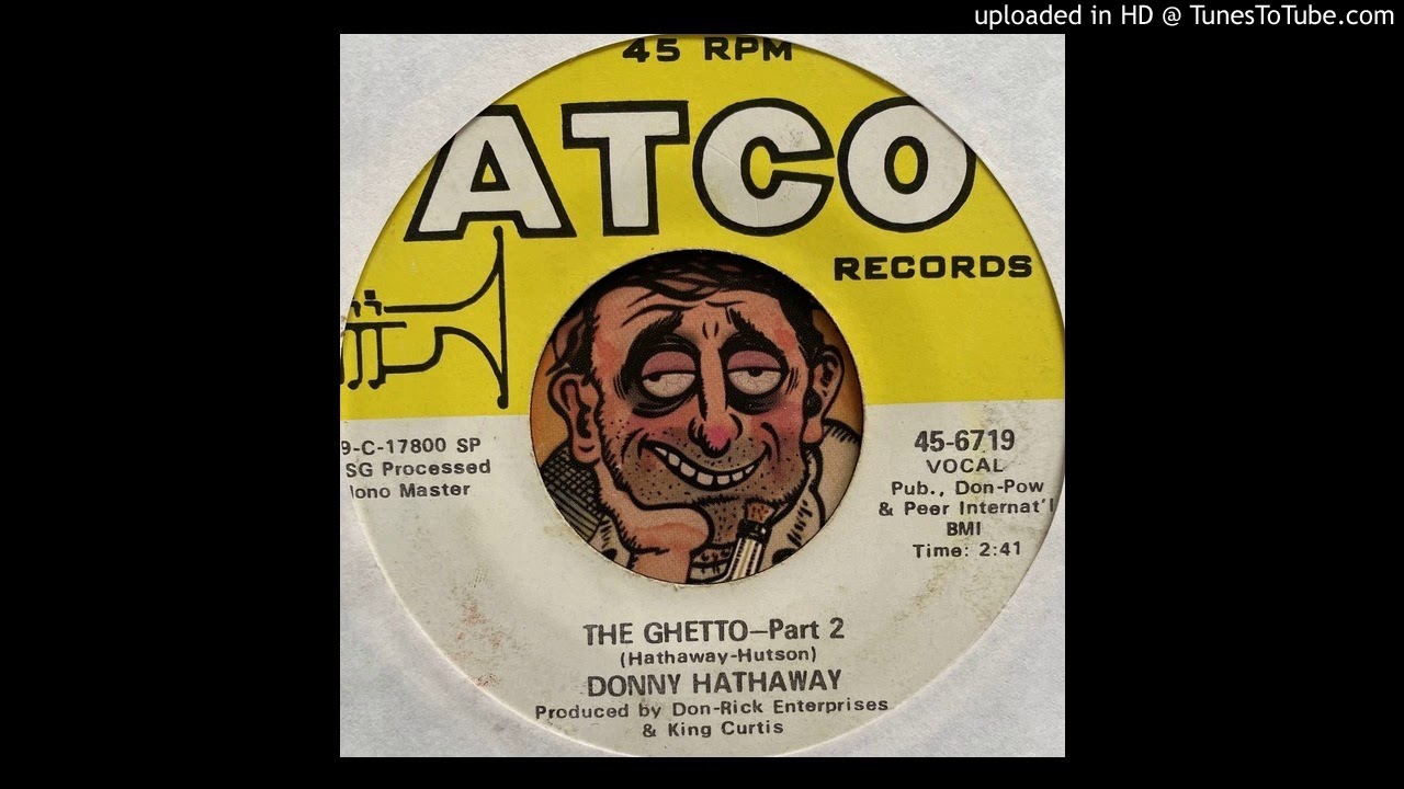 Donny Hathaway THE GHETTO 7インチレコード DONNY HATHAWAY / THE GHETTO (7