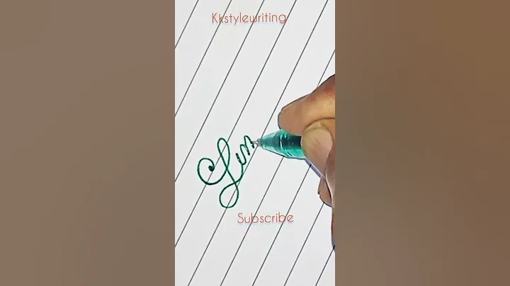 Handwriting practice | Trucks writing calligraphy in English #shorts #cursive #youtubeshorts