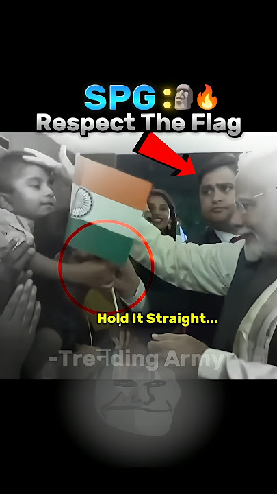 SPG Broke the kid's Vibe 🗿🥶🔥- 'Guarding Pm modi'✅ #shorts #viralvideo #trending