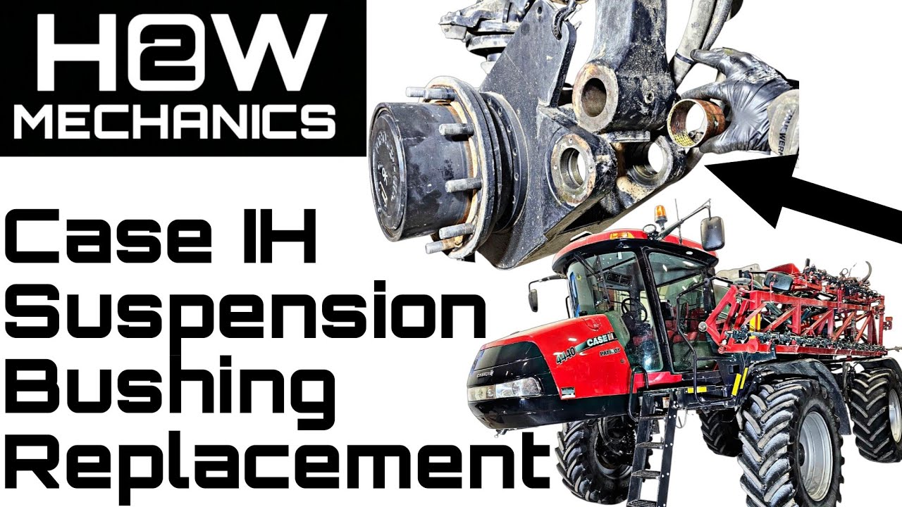 Case IH Sprayer Trailing Link-Knee Bushing Replacement 