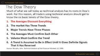 The Responsible Trader - Module 1: Technical Analysis and the Dow Theory