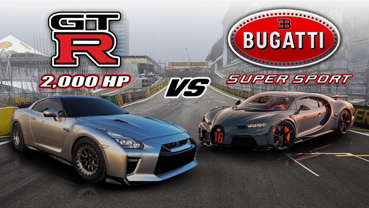 My Bugatti Chiron SS vs My 2,000HP Nissan GTR *REMATCH*