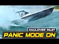 STORMY WEATHER !! FEW DARE TO FACE THESE WAVES AT HAULOVER INLET | BOAT ZONE