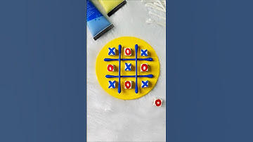 Tic-tac-toe Banana Sikho | Homemade TIC TAC TOE Game #yt #shorts #game @MissAgrawalArtAndCraft