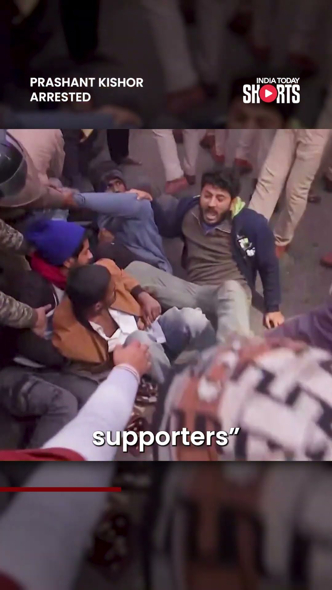 Prashant Kishor Arrested During BPSC Protest In Bihar's Patna #shorts