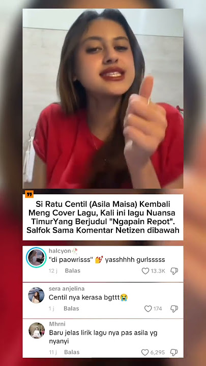 Asila Maisa Cover of the Song Ngapain Ko repot Jadi Coquettish this Vibes #asilamaisa #ngapainrepot