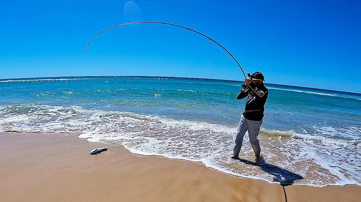 Surf casting doesn't get better than this!!! (Perf...